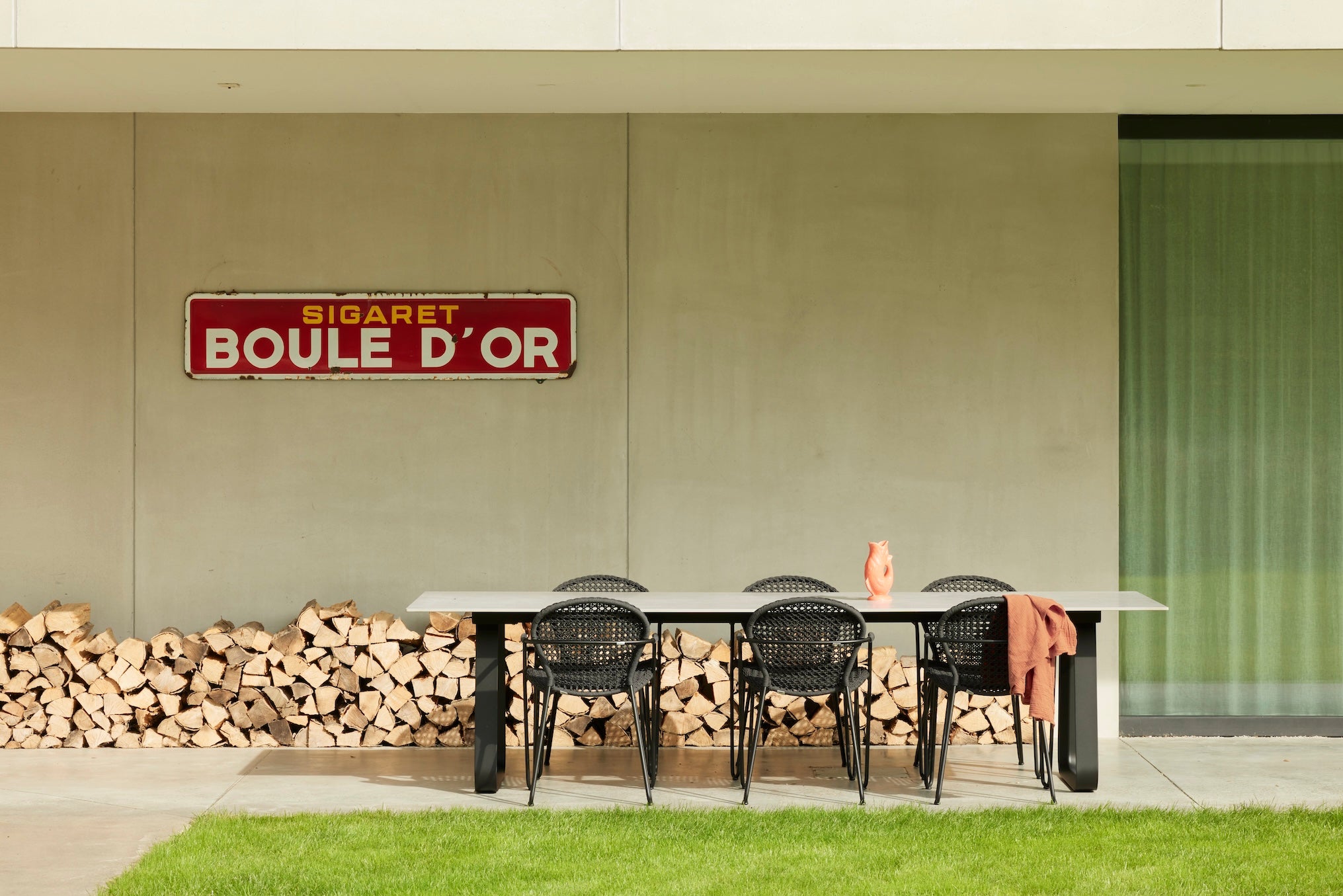 Curve - Rectangular table à manger Joli
