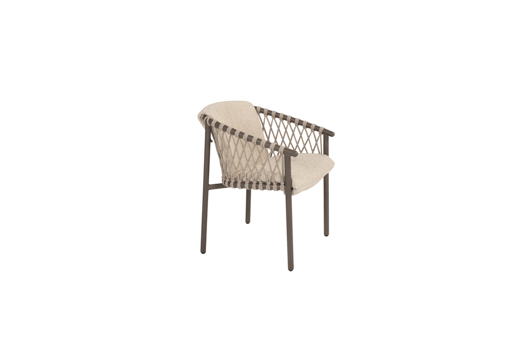Allora - Chaise dining avec 2 coussins 4SO