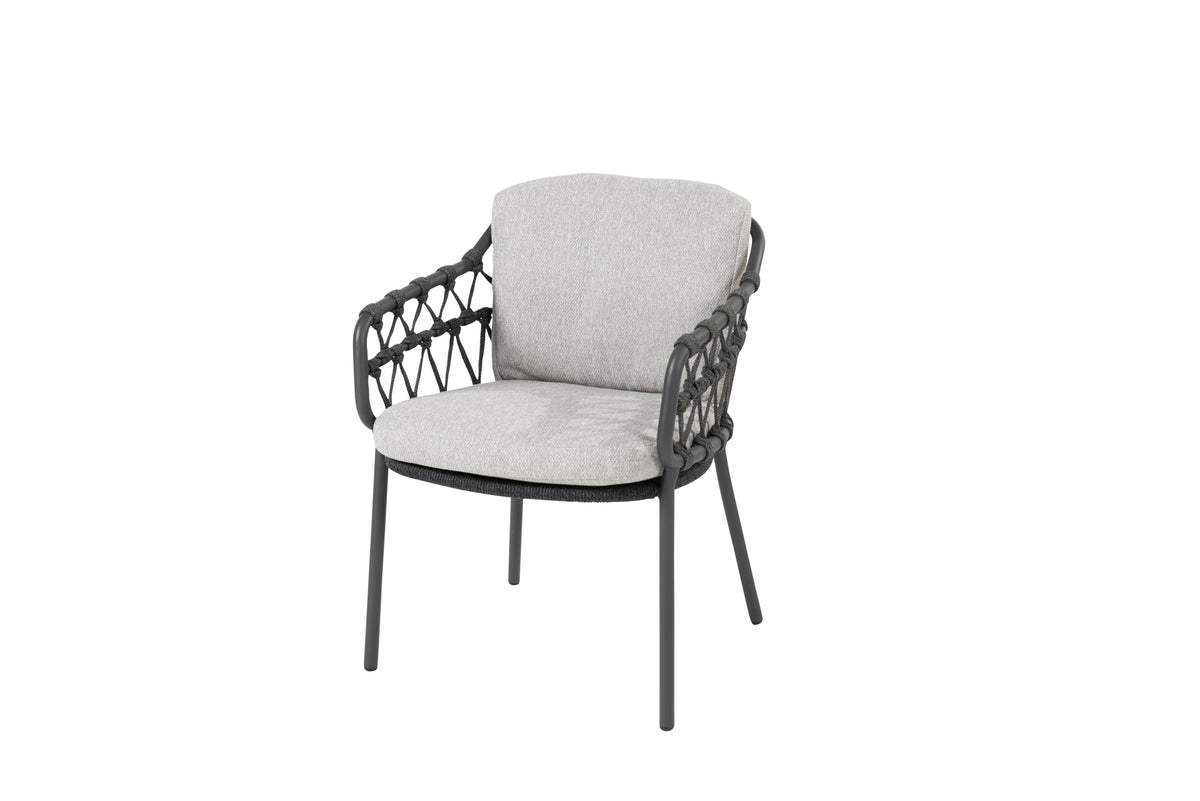 Calpi - Chaise dining anthracite 4SO