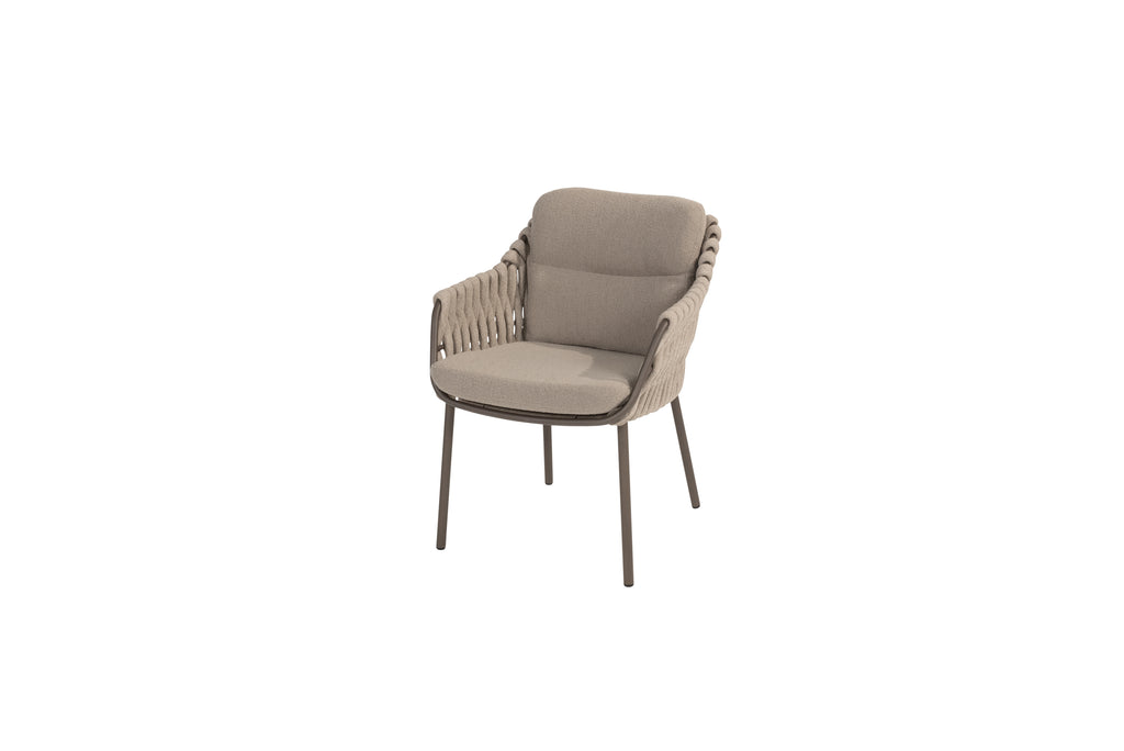 Montera - Chaise dining avec 2 coussins 4SO
