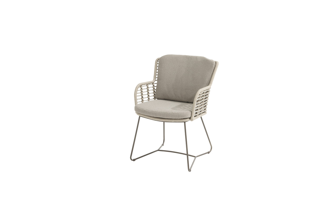 Fabrice - Chaise dining avec 2 coussins 4SO