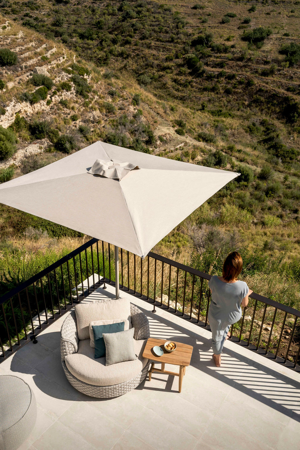 Tondo - Lounge chair pivotant Jardinico