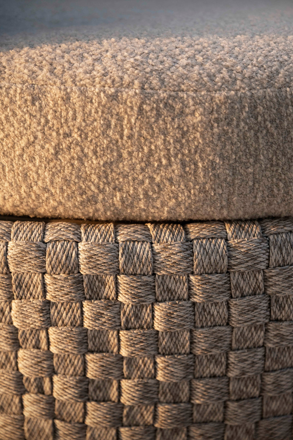 Tondo - Modular organic sofa island (Left) Jardinico