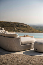 Tondo - Modular organic sofa island (Left) Jardinico