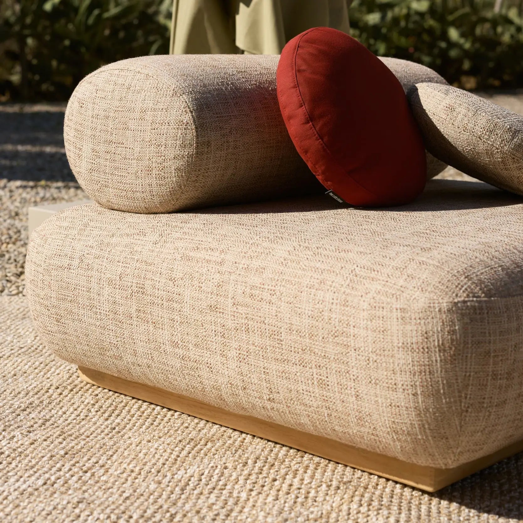 Tatami - Lounge chair fixe Jardinico