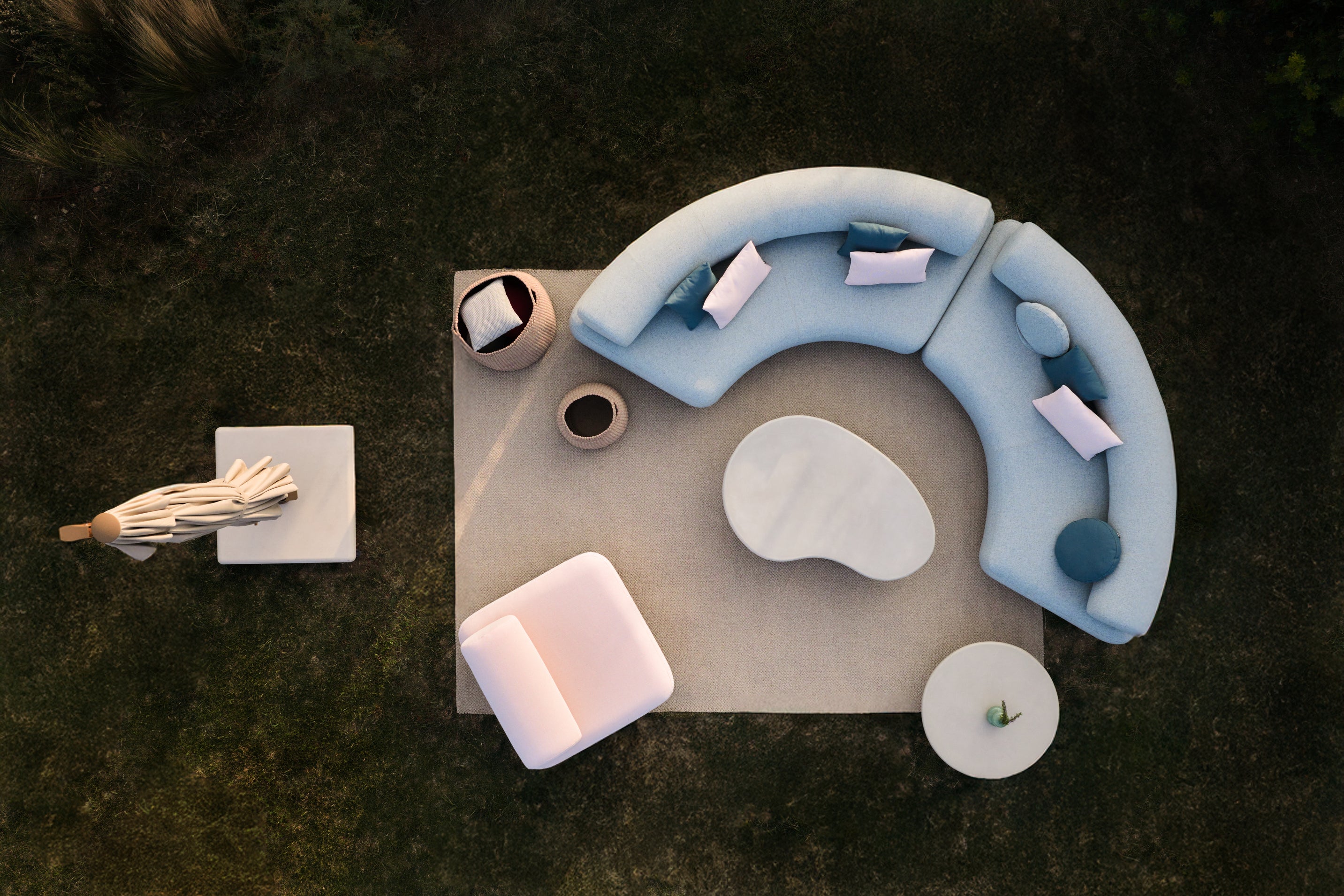 Tatami - Round modular sofa Jardinico