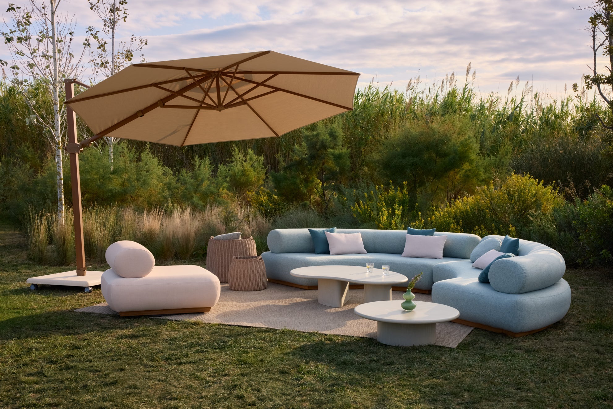 Tatami - Round modular sofa Jardinico