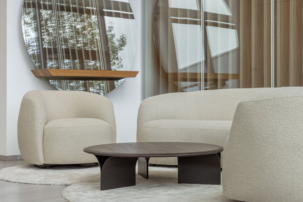 Arcs - Round coffee table Joli