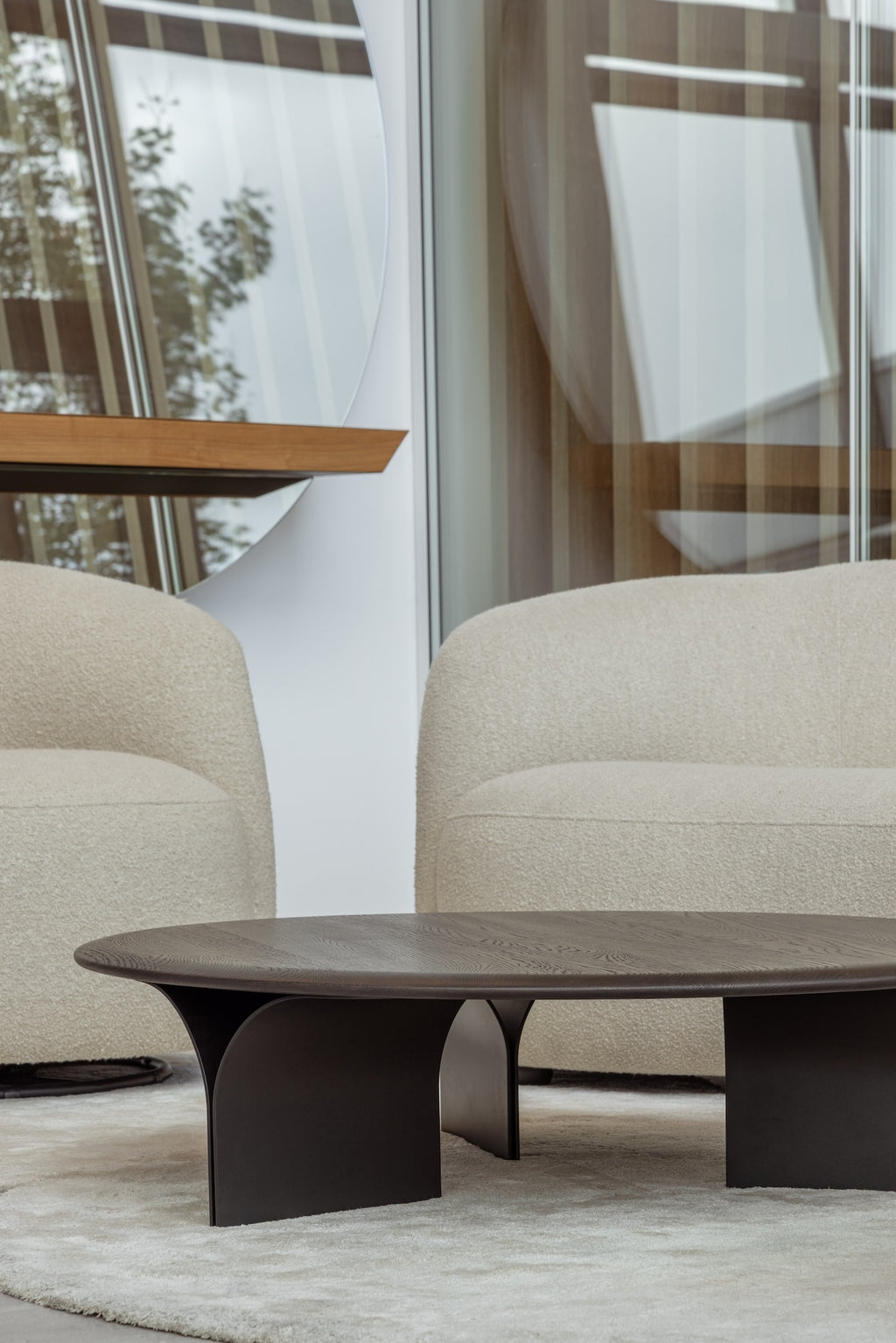 Arcs - Round coffee table Joli
