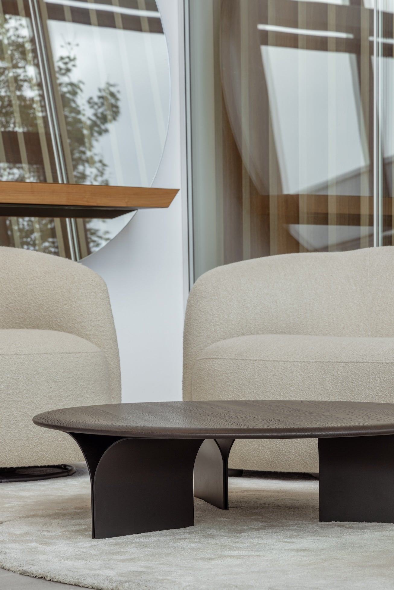 Arcs - Round coffee table Joli