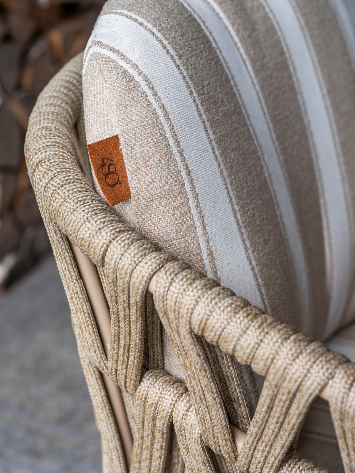 Beverly - Chaise à deux coussins 4SO