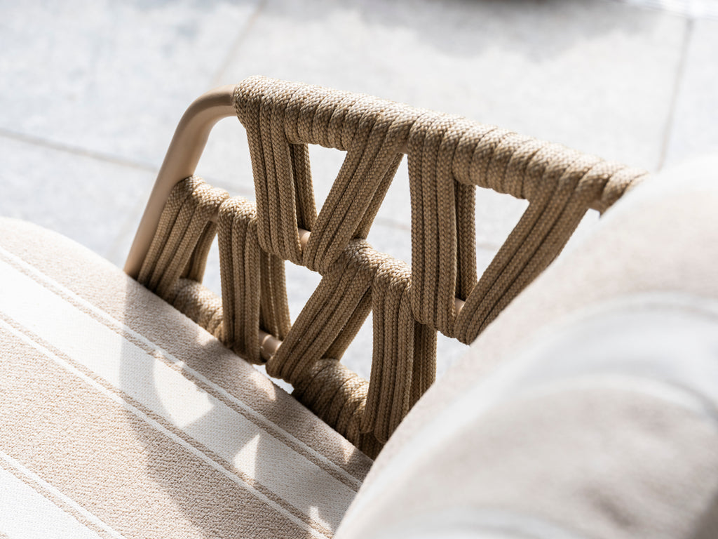 Beverly - Fauteuil de salon avec 3 coussins G.A Outdoor