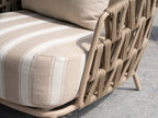 Beverly - Fauteuil de salon avec 3 coussins G.A Outdoor