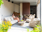 Beverly - Fauteuil de salon avec 3 coussins G.A Outdoor