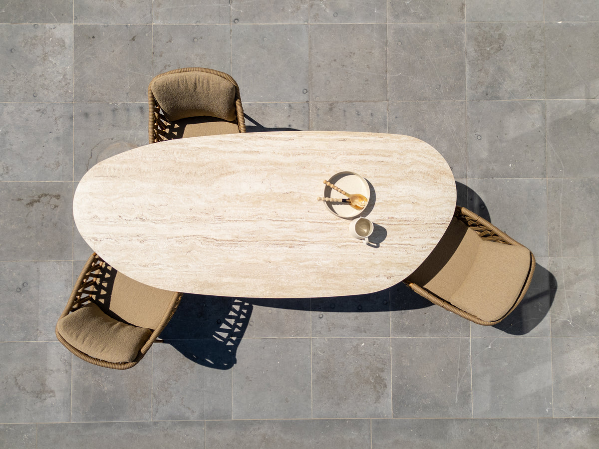 Biarritz - Chaise dining avec 2 coussins 4SO