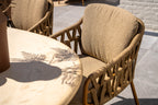 Biarritz - Chaise dining avec 2 coussins 4SO