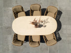 Biarritz - Chaise dining avec 2 coussins 4SO