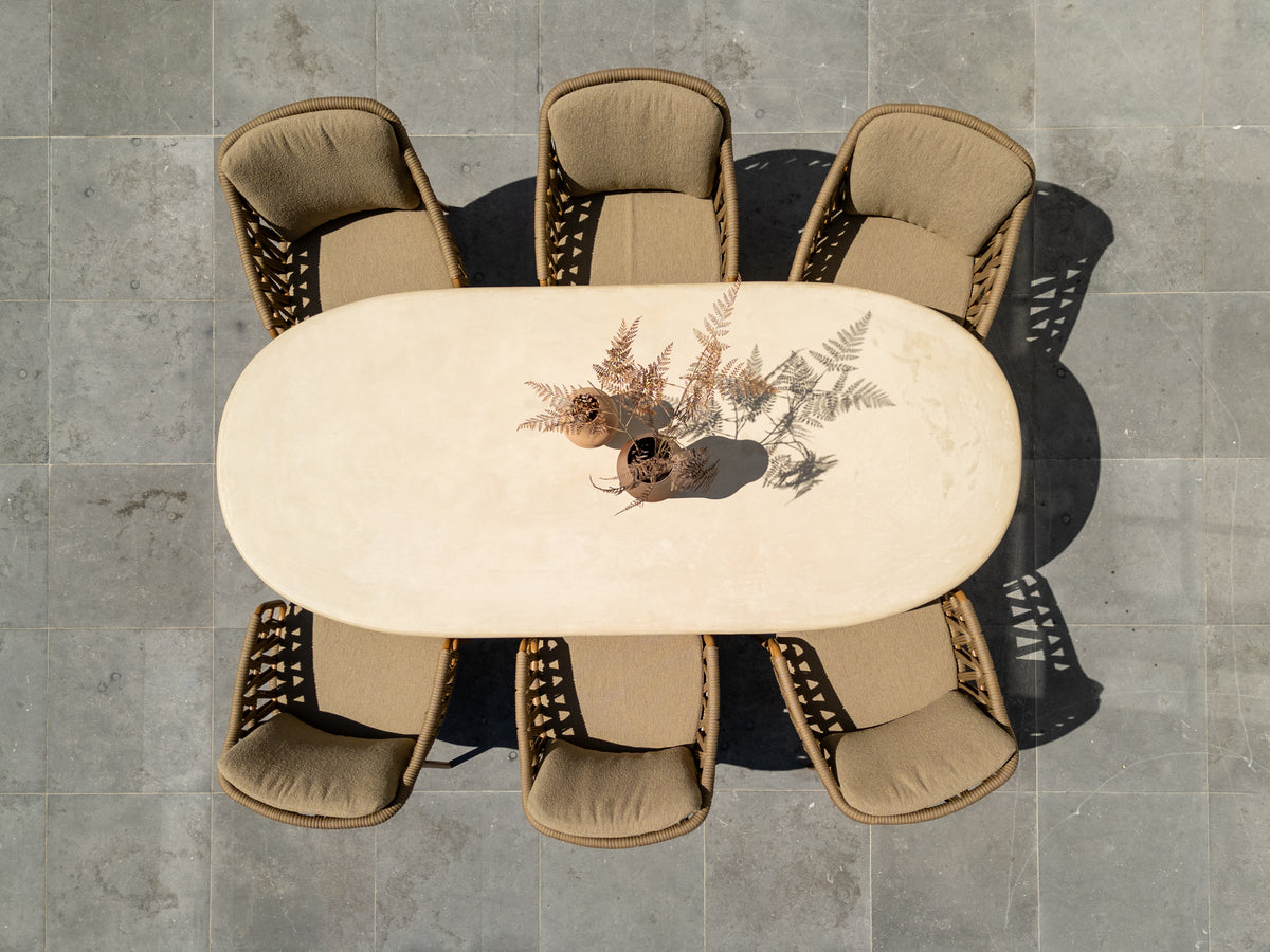 Biarritz - Chaise dining avec 2 coussins 4SO