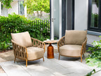 Biarritz - Fauteuil de salon avec 2 coussins 4SO