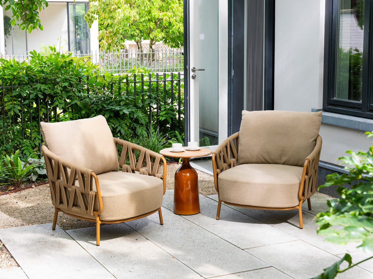 Biarritz - Fauteuil de salon avec 2 coussins 4SO