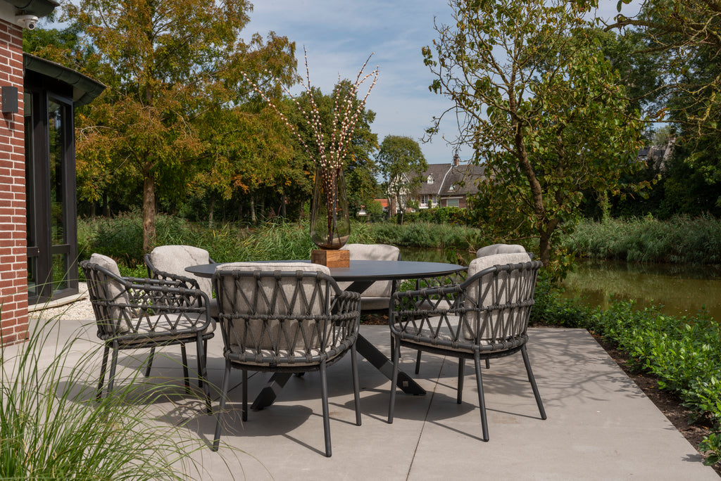 Calpi - Chaise dining anthracite 4SO