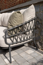 Calpi - Fauteuil de salon anthracite 4SO