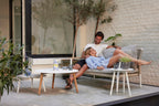 Ray - Coffee table organic ø 42 cm Diphano