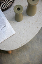 Ray - Coffee table organic ø 80 cm Diphano
