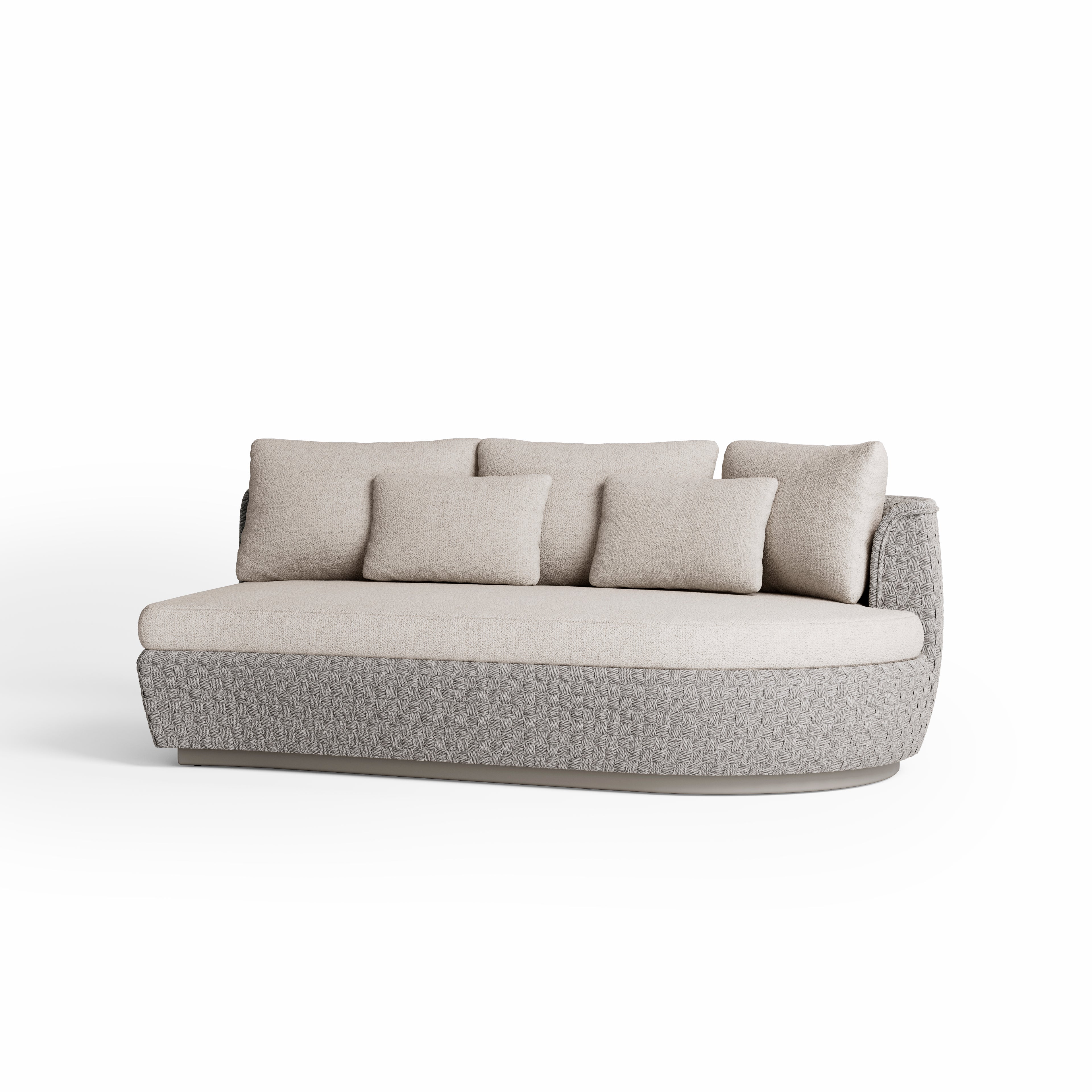 Tondo - Modular organic sofa (Left) Jardinico