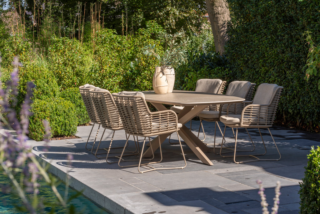 Fabrice - Chaise dining avec 2 coussins 4SO