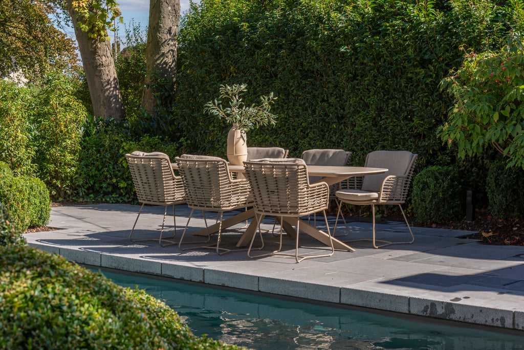 Fabrice - Chaise dining avec 2 coussins 4SO
