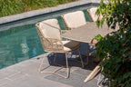 Fabrice - Chaise dining avec 2 coussins 4SO