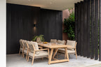 Julia - Chaise low dining en teck 4SO