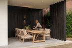 Julia - Chaise low dining en teck 4SO