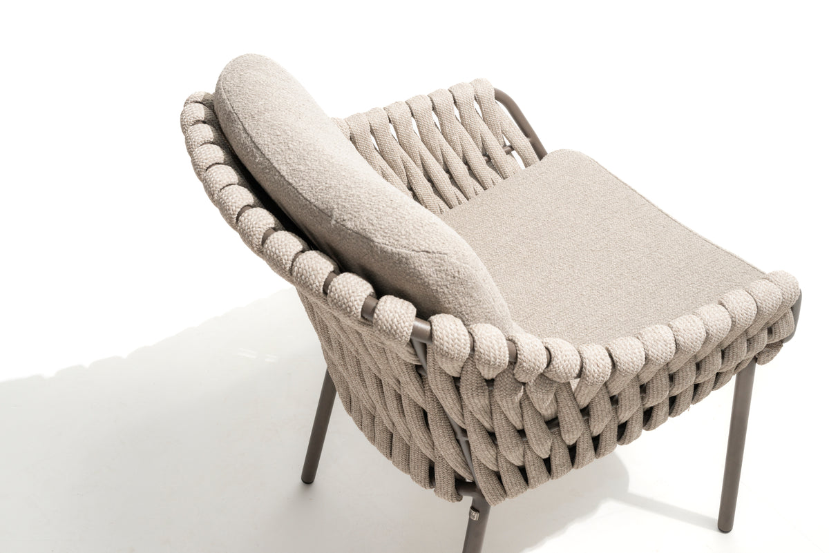 Montera - Chaise dining avec 2 coussins 4SO