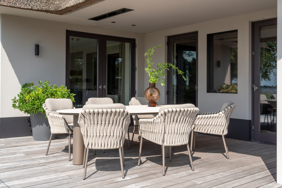Montera - Chaise dining avec 2 coussins 4SO