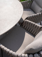 Montera - Chaise dining avec 2 coussins 4SO