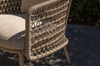 Puccini - Chaise dining avec 2 coussins 4SO