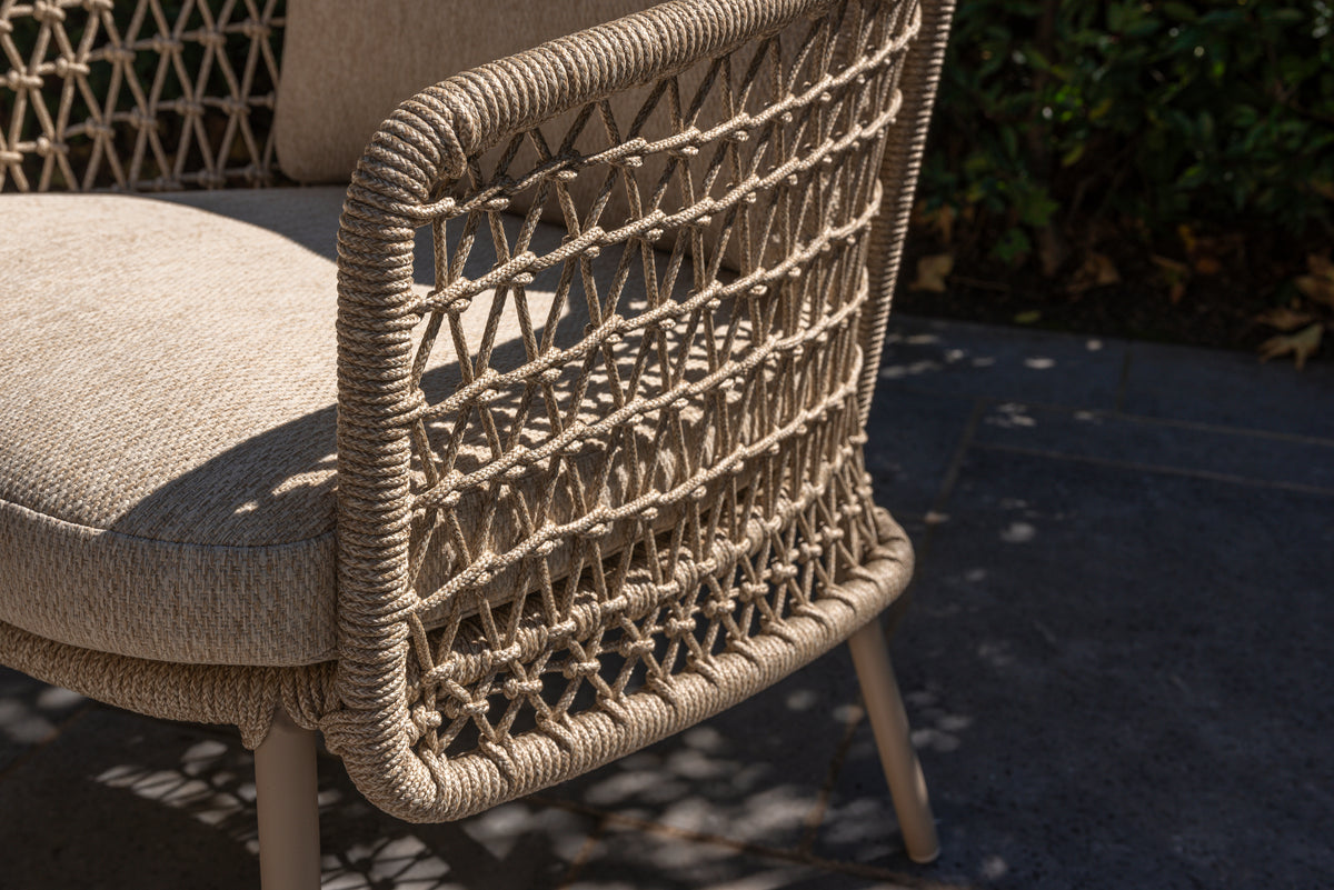 Puccini - Chaise dining avec 2 coussins 4SO