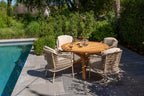 Puccini - Chaise dining avec 2 coussins 4SO