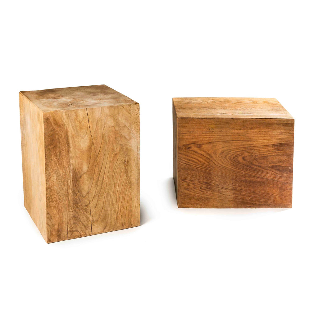 Duncan - Small teak block Jardinico