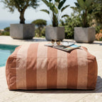 Mixi - Pouf rayé modulable Oviala