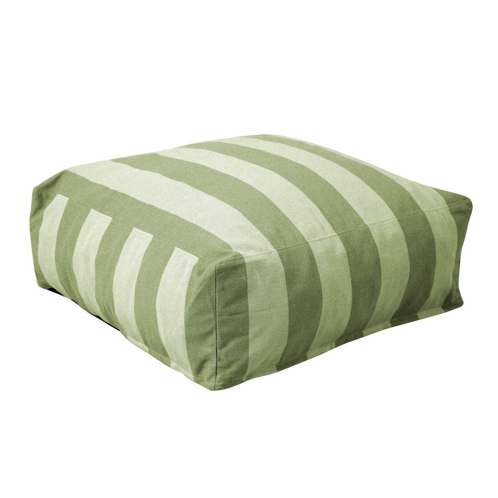 Mixi - Pouf rayé modulable Oviala