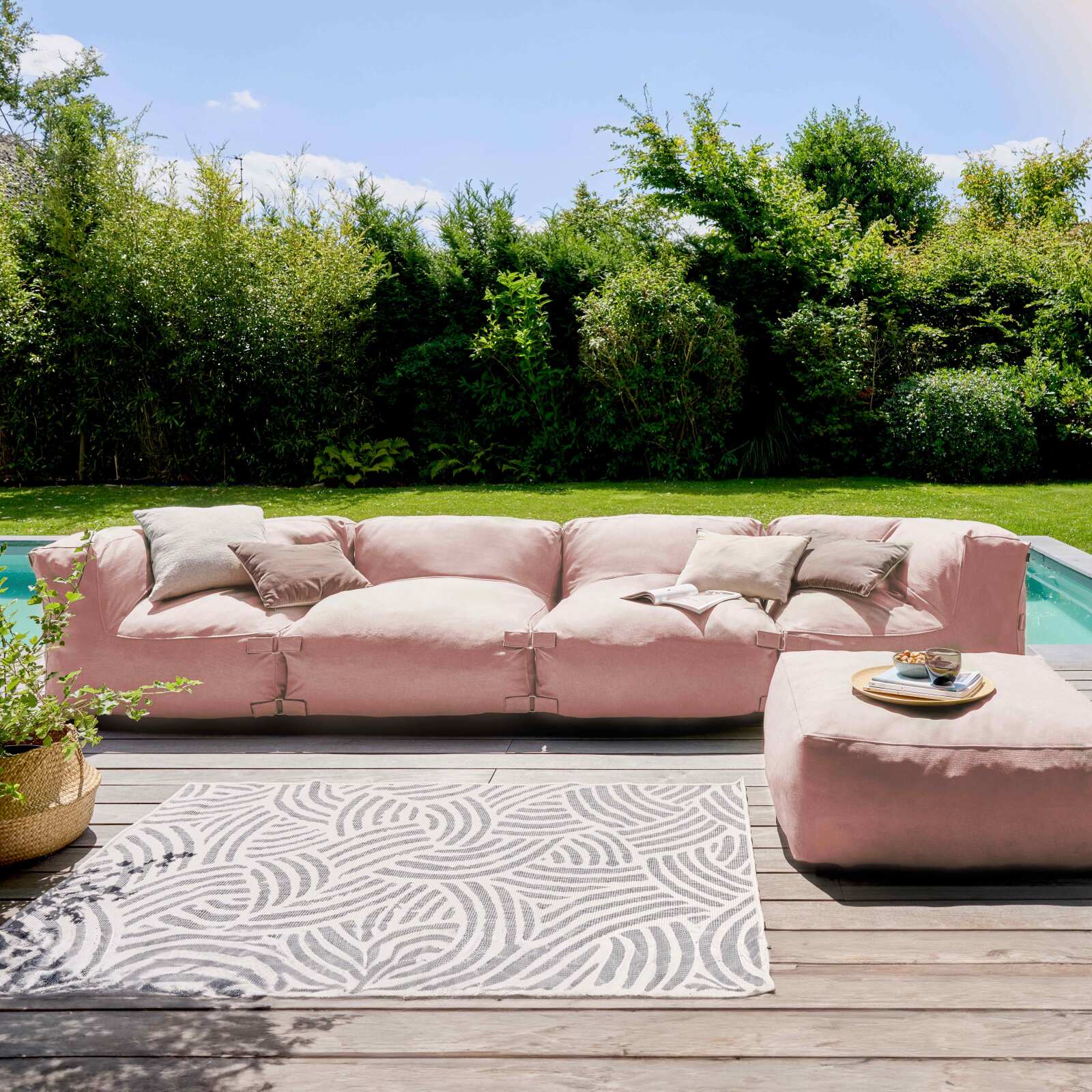Mixi - Pouf modulable Oviala