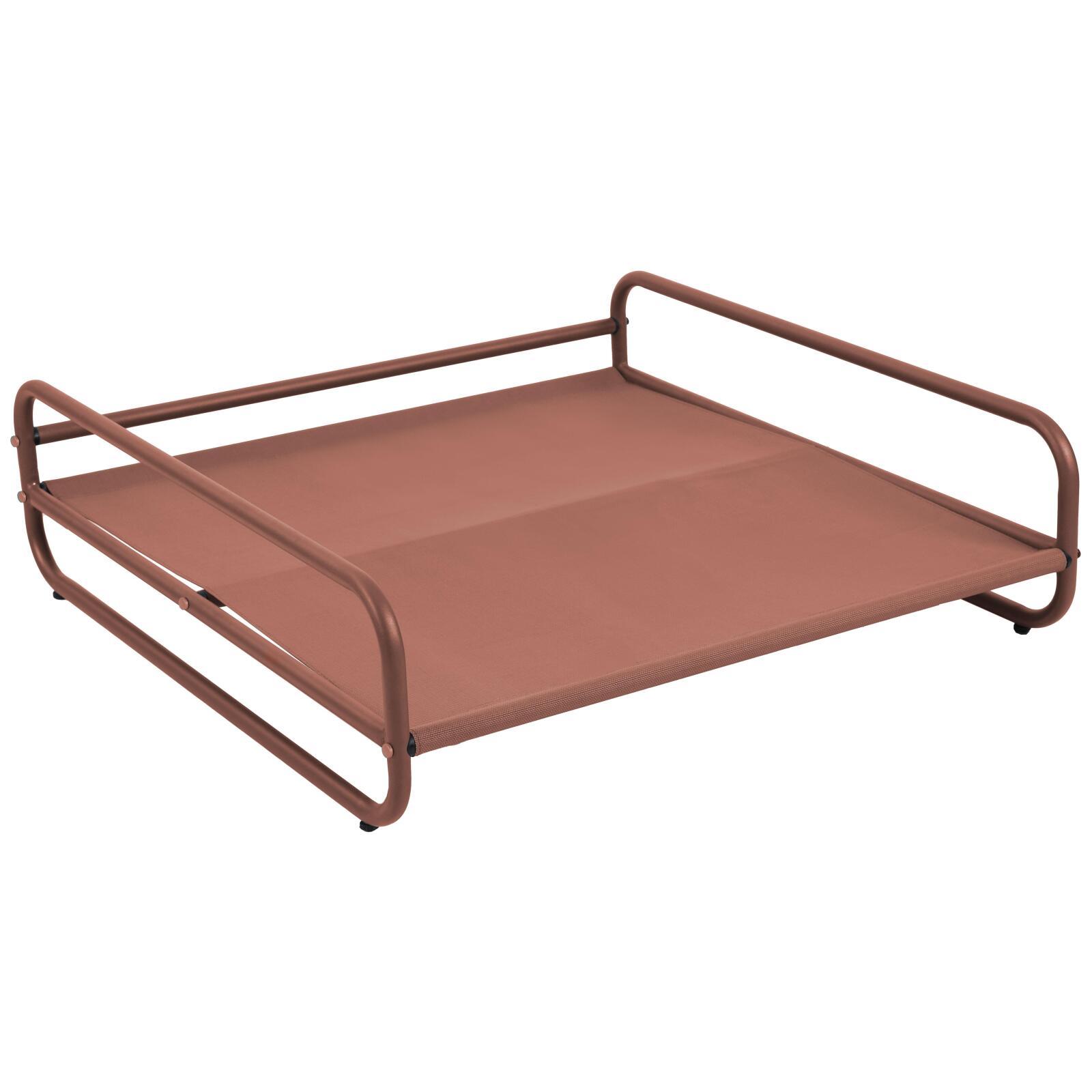 Mixi - Pouf rayé modulable avec structure Oviala