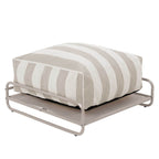 Mixi - Pouf rayé modulable avec structure Oviala